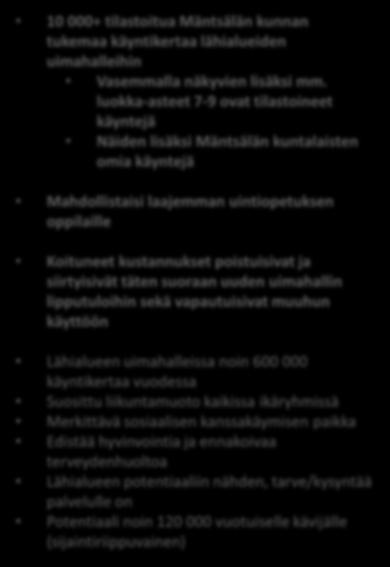 uinnit syksy 2016 Ryhmä Osallistujia Käyntikertoja Pukkila 27 26 Kärkölä 32 28 Yhteensä 59 54 Ikäihmisten kuljetukset lähikuntien uimahalleihin (Rajamäki, Järvenpää, Tuusula, Hollola, Lahti, Porvoo,