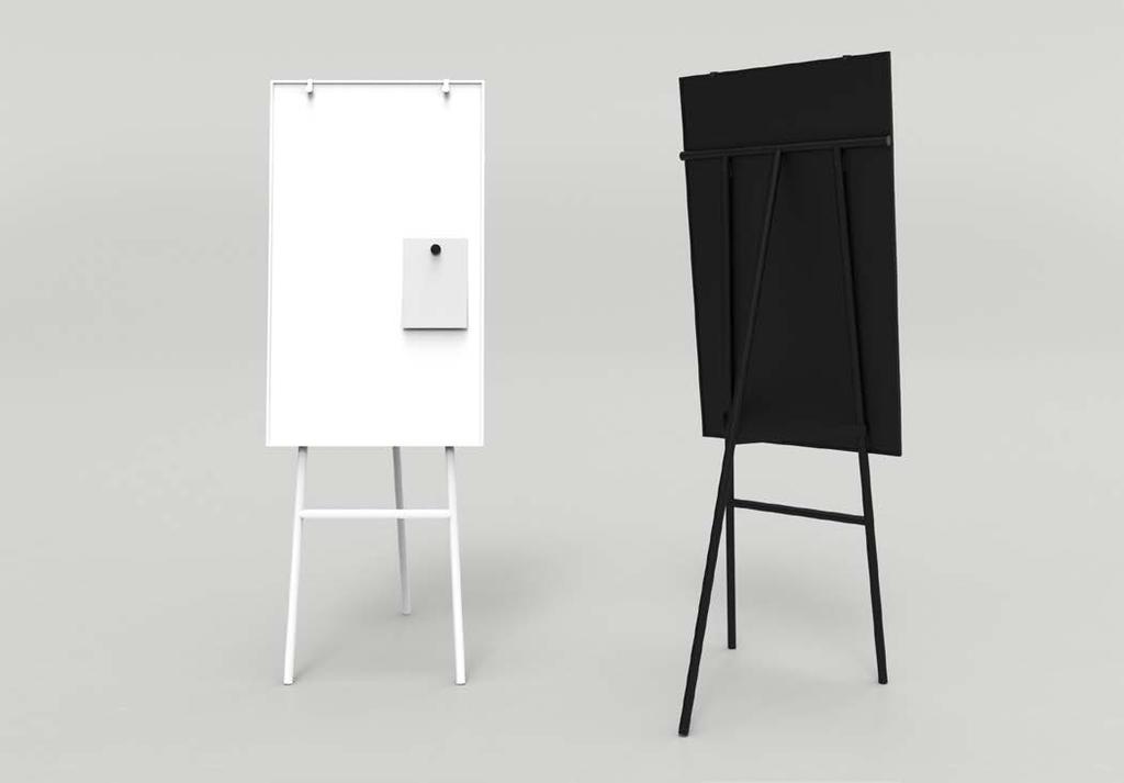 Siirreltävät kirjoitus- ja lehtiötaulut Siirreltävät kirjoitus- ja lehtiötaulut ONE lehtiötaulu Design Christian Halleröd ONE Mobile kirjoitustaulu Design Christian Halleröd Klassinen kolmijalkainen