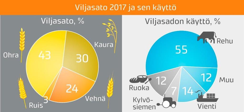 10 2.3. Viljan viljely Suomessa ja Satakunnassa Puhdistamolietepohjaista kierrätyslannoitetta voidaan lainsäädännön mukaan käyttää esimerkiksi viljan viljelyssä.