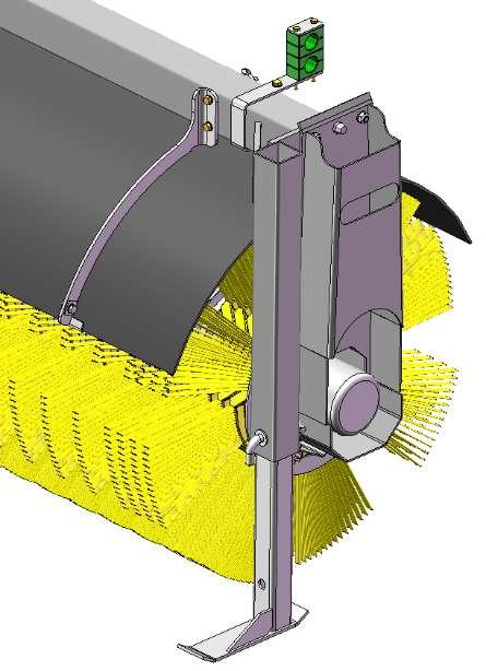 Liitä avoharjan hydrauliletkut peruskoneen hydrauliikkajärjestelmään.