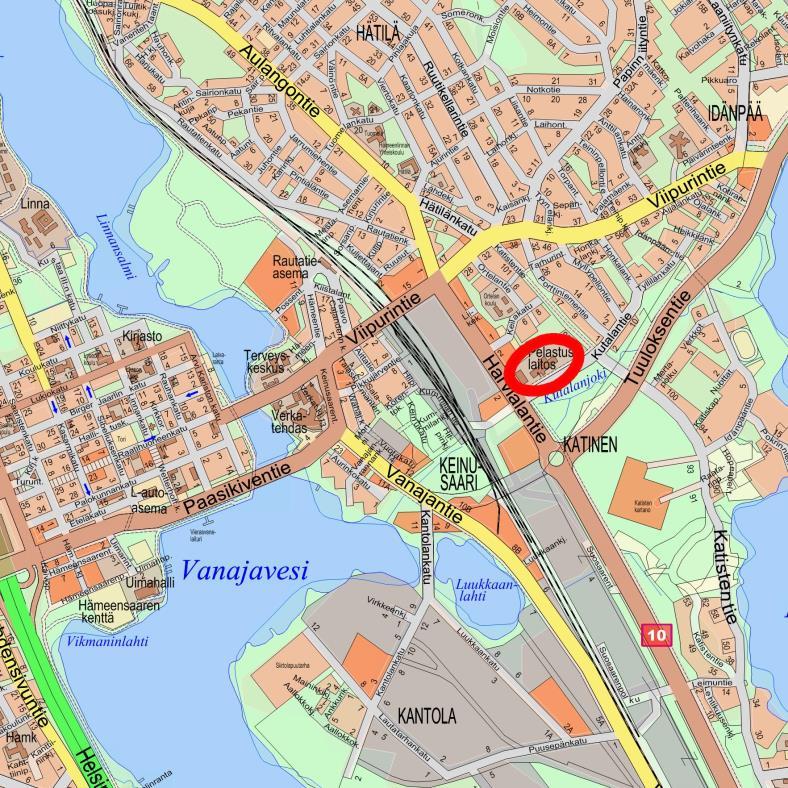 Asemakaavan selostus, joka koskee 30.11.2016 päivättyä asemakaavakarttaa, työnumero 2528, diaarinumero YHLA 2040/2016 1. PERUS- JA TUNNISTETIEDOT 1.1. Kaava-alueen sijainti Kaava-alue sijaitsee Hämeenlinna kantakaupungissa Hätilän kaupunginosassa, osoitteessa Kutalantie 2.