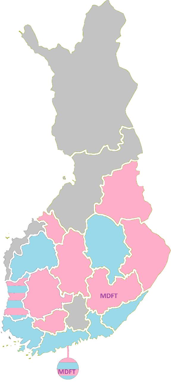 Kasvun tuen menetelmien jakauma 2018 Ihmeelliset vuodet ohjelman koulutukset, 7 mk (sis.