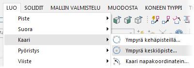 94 MASTERCAM X8/ Kuvantojen ja suuntien ymmärtäminen 11 Klikkaa tilarivillä Suunnat, Nimetyt suunnat, Tasolista. Suunnan valinta -valintaikkuna avautuu. Uusi suunta näkyy luettelossa.