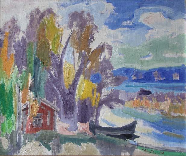 Sodan jälkeen Rautio vaikutti Etelä-Karjalassa ja oli vuonna 1945 perustamassa Lappeenrannan Taiteenystäviä sekä piirustuskoulua, jossa hän myös opetti.