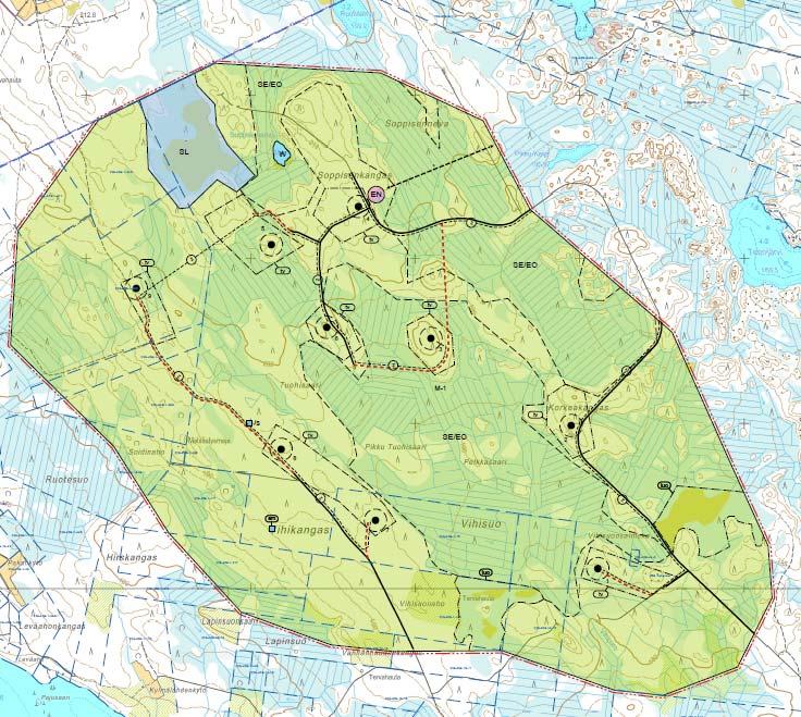 6.6 Vihisuon tuulivoimayleiskaava Metsähallitus Laatumaa suunnittelee tuulivoimapuiston rakentamista Vihisuon alueelle, noin 14 kilometrin etäisyydelle Karstulan keskustasta ja noin 13 km päähän