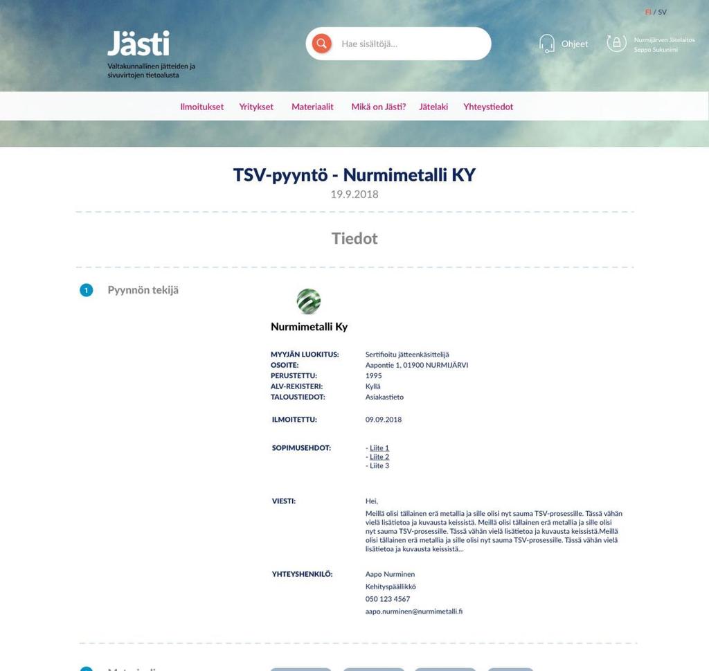 TSV-pyyntö