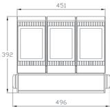 Ominaisuudet Pinta-asennettava Mitat mm 247 299 30W, 31W, 32W,80W, 81W, 82W, 120W, 121W, 122W, 200W, 201W,