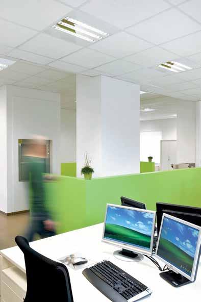 Häikäisemätön (UGR19) Rana LED sopii erinomaisesti toimisto- ja yleisvalaistukseen mm.
