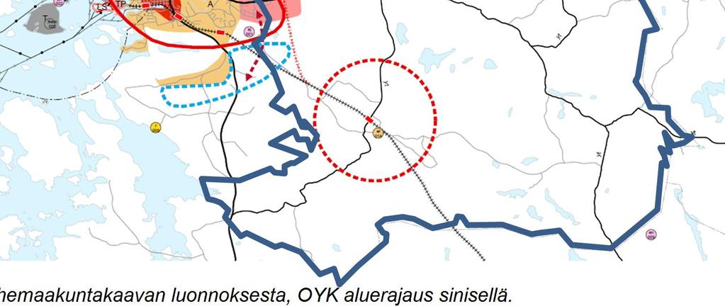 Rakentaminen alueella ei saa laadullaan ja määrällään heikentää kaupunkikehittämisalueiden ja taajamatoimintojen alueiden toteuttamista.