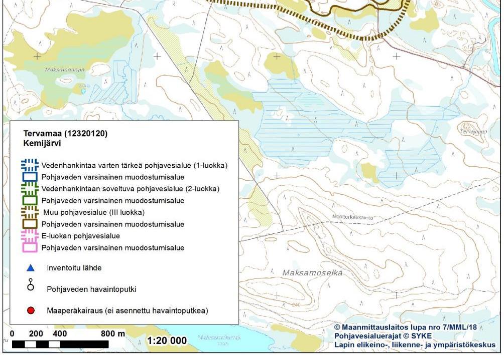 pohjavesialueen