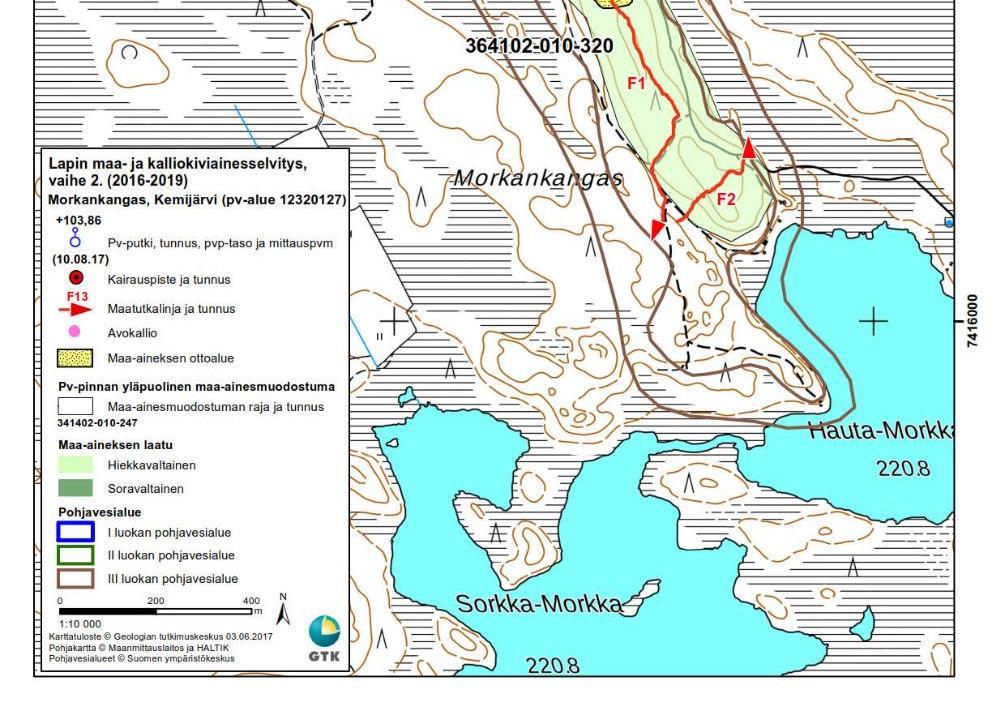 pohjavesialueella