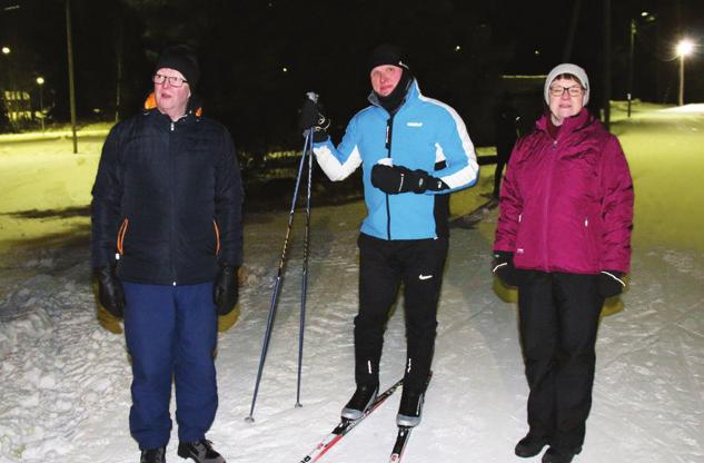 Retkeilijöitä