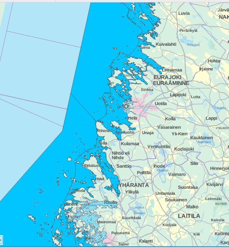 , Ses_38 Rauman ja Eurajoen saaristo 26 27 28 29 2 2 22 23 24 25 26 Kuva 9. VAR-elyn rannikkovesien Selkämeren sisemmät rannikkovedet pintavesityypiltä määritetyt ELSit vuosilta 26 26.