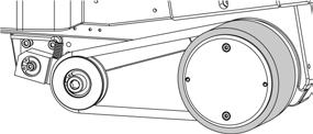 Hajtó-/nyomógörgő, 40 mm (8) Hengeresfejű csavar M4 12 Borítólemez Közbenső gyűrű Leszorító heveder Közbenső gyűrű Hajtó-/nyomógörgő Hajtó-/nyomógörgő, 20 mm (8) 3.