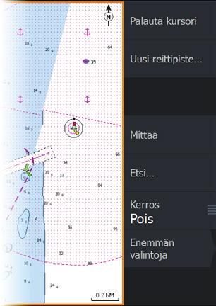 Valikot Paneelivalikko Paneelivalikon piilottaminen: pyyhkäise valikko oikealle