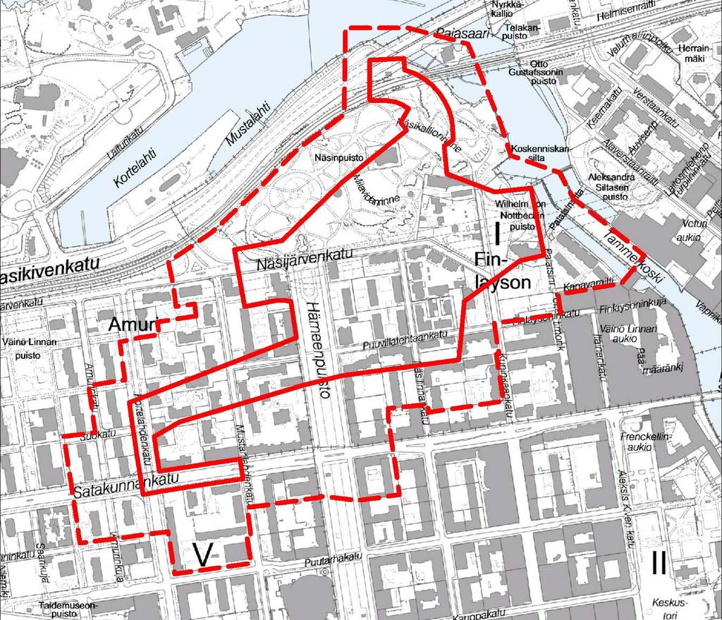 Maanalainen asemakaava nro 8676, Näsikallion eritasoliittymä ja Amuritunneli Osallistumis- ja arviointisuunnitelma nähtävillä 4.1.-1.2.