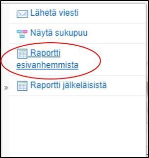 Tästä ikkunasta valitse Toiminnot > Näytä profiili. Toinen vinkki on klikata profiili-ikkunasta esim.