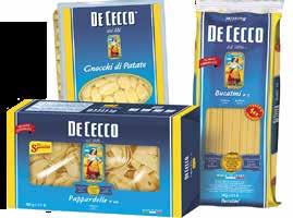 DE CECCO PASTAT JA MUUT TUOTTEET DE CECCO PASTA AND OTHER PRODUCTS 3 DE CECCO PASTAT JA MUUT OSX6012 Spagetti pitkä pasta 3kg 4 ps OSX6007 Linguine soikeareunainen pitkä pasta 3kg 4 ps OSX6023