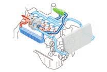Komatsu hapetuskatalysaattori (KDOC) Yksinkertainen ja tehokas hapetuskatalysaattori eliminoi pakokaasun partikkeleiden regeneroinnin tarpeen ja yksinkertaistaa moottorin ohjausjärjestelmää.