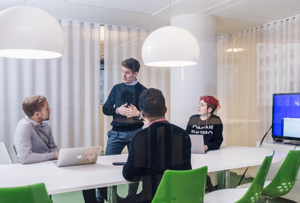 4 hyvää syytä sijoittaa LeadDeskiin Olemme Voimakkaasti kasvava ja kansainvälinen Liikevaihtomme on kasvanut kuusi peräkkäistä vuotta keskimäärin 46 prosenttia vuodessa.