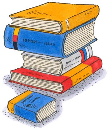 6. Tutkitaan sanakirjoja. Vastaa kysymyksiin. Millaisia sanakirjoja luokasta löytyy? Mitä osia sanakirjassa on? Jos haluat löytää sanan porkkana venäjäksi, miten löydät sen?