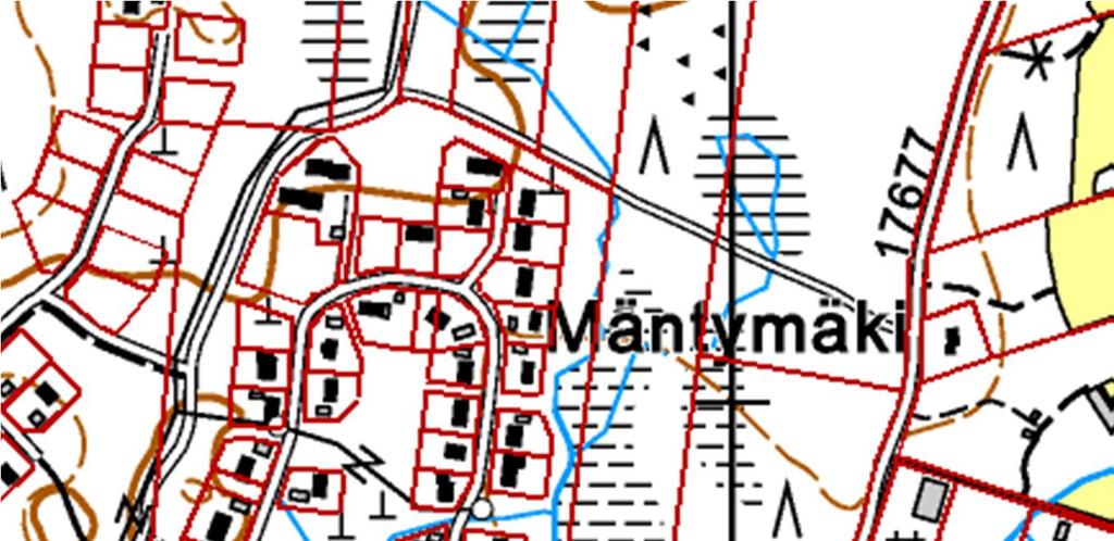 Kuva 2. Suunnittelualueen alustava kaavarajaus. Maanmittauslaitos. 3.