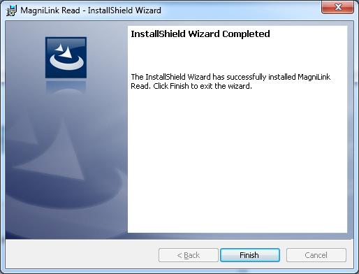 Kun näyttöön tulee valintaikkuna InstallShield Wizard Complete (Ohjattu asennustoiminto valmis), napsauta Finish (Valmis).