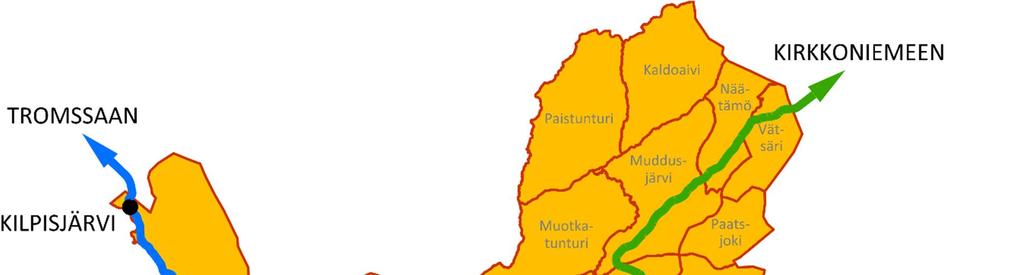 Raportti 42/68 jaitsevaa Lapin paliskunnan aluetta (Laki