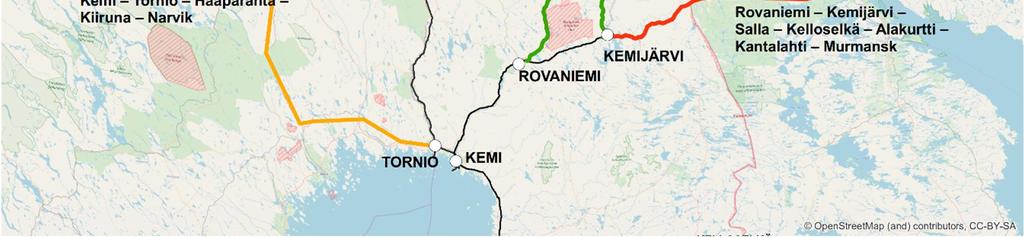 Jäämeren rata mahdollistaisi toteutuessaan Suomelle suoran rautatieyhteyden johonkin Norjan tai Venäjän Jäämerellä sijaitsevaan satamaan.