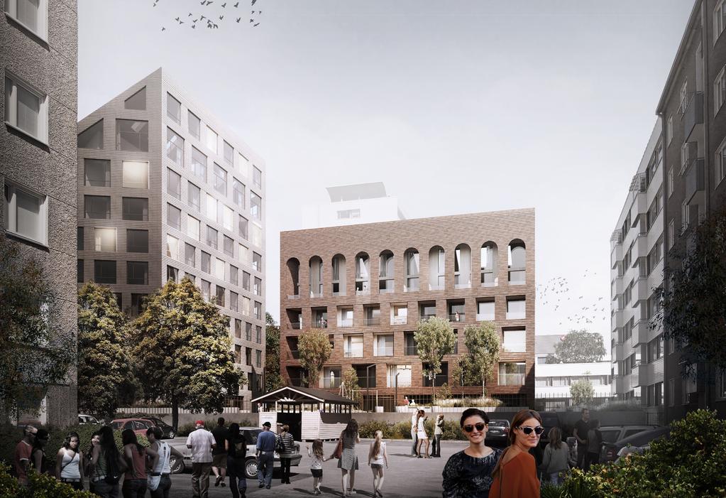 Kilpailuehdotuksen laatijat kuitenkin katsoa kohti tulevaisuutta, kestävän kehityksen mukaista rakentamista ja muunneltavuutta tarjoavia rakenneratkaisuja!