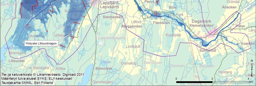 Tierekisteriin vietiin vain oleelliset kohteet eli ne kohteet, joissa tulva on todellinen ongelma ja siitä on vaaraa liikenteelle.