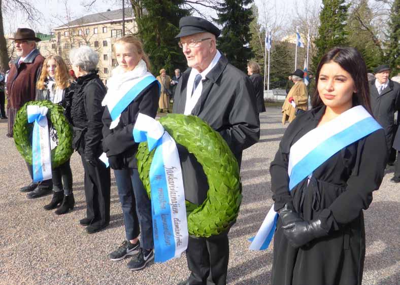 Kansallinen Veteraanipäivä 27.4.2018 Yhdistyksemme osallistui jälleen kerran kansallisen Veteraanipäivän juhlallisuuksiin Lahdessa.