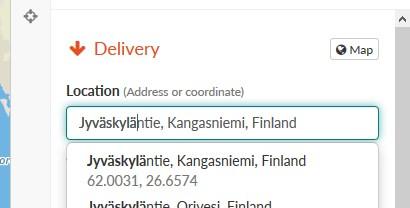 luai kaa (Ser vice time) ja pysähdy sai kaa (Stop ping time).