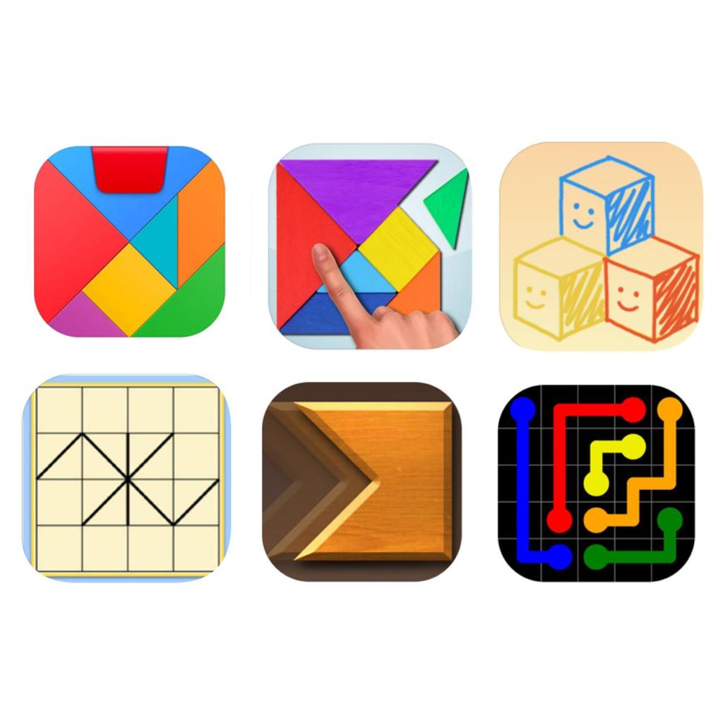 1b. SOVELLUKSIA LOOGISEEN AJATTELUUN Osmo Tangram Tangram-Educational puzzle game Spatial Kids