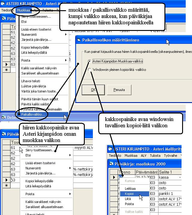 Asteri Kirjanpito KÄYTTÖOHJEET 135