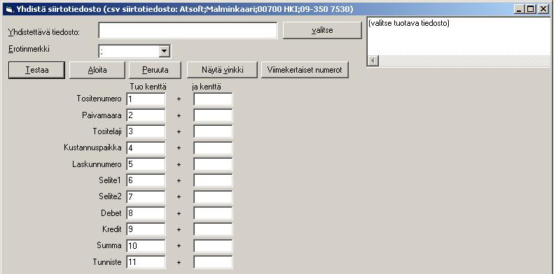 170/260 KÄYTTÖOHJEET Asteri Kirjanpito 14.5.