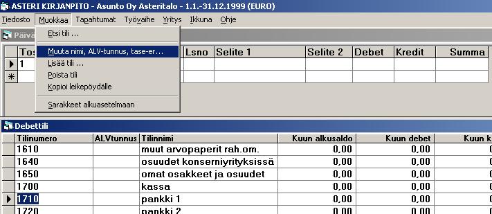 22/260 KÄYTTÖOHJEET Asteri Kirjanpito 3.2.4