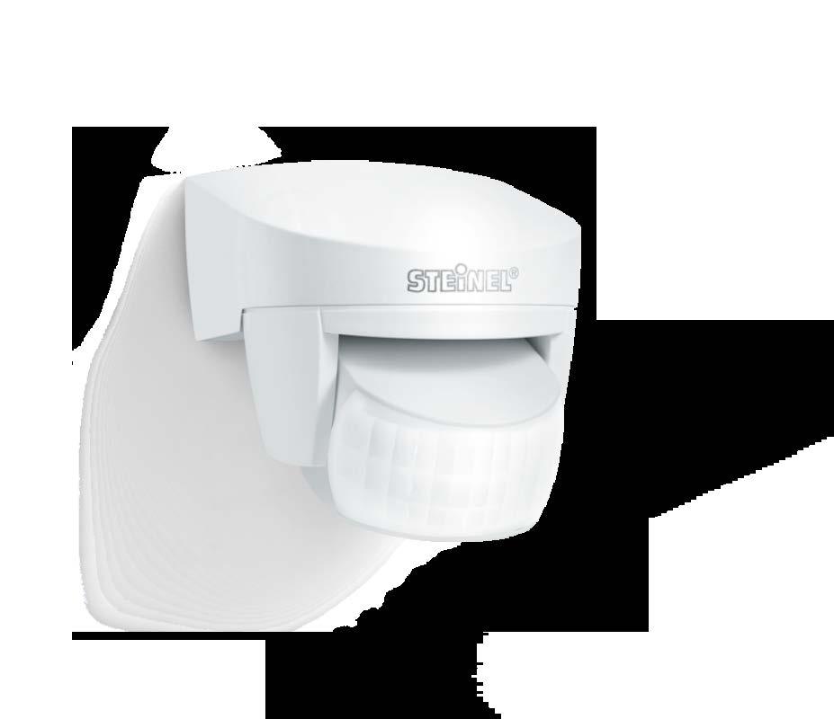 12 m. Teho max. 2000W res. IP54 Valk. Sis. Kulmakiinnieen. Snro 26 044 34 Liiketunnistin IS 2360 ECO Liiketunnistin kattoas.
