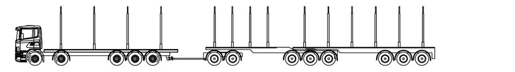 47 Viisiakselinen kuorma-auto, linkkitäysperävaunu ja puoliperävaunu Viisiakselisen kuorma-auton, linkkitäysperävaunun ja puoliperävaunun (KA+LTPV+), ns.