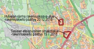 66 000 k-m² sijoittuu Kantokankaan liiketilatonteille ja 43 400 k-m² Makslanpellon ja Kisakylän asuintonteille.