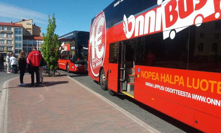 F76 F76 Helsinki - Porvoo - Kouvola Liikennöintipäivät M-P Operation days Mon-Fri Helsinki, Kamppi 6:50 Helsinki, Viikki 7:10 Porvoo, linja-autoasema 7:50 Lapinjärvi 8:20 Elimäki 8:35 Kouvola 8:50