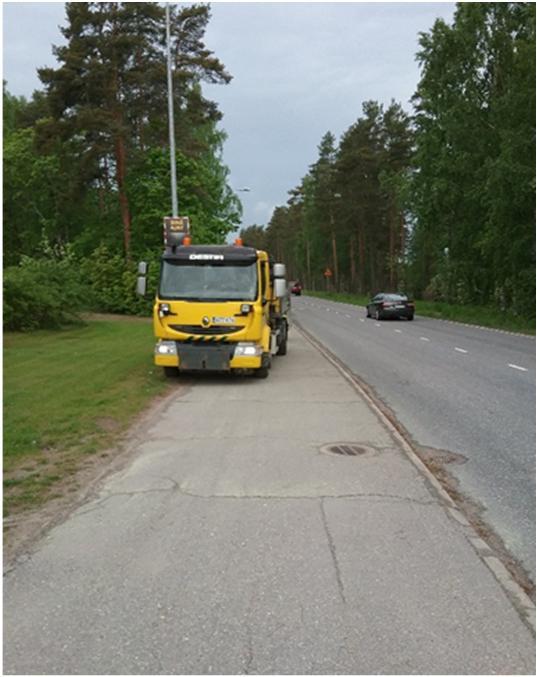 Siirrettävät nopeusnäyttötaulut 2017 Lahti Lahden alueurakka MITTAUSPAIKKA KOHTEEN TYYPPI Kukkastie (mt 3138), Lahti Kirkonkylän koulun kohta, idästä saavuttaessa.