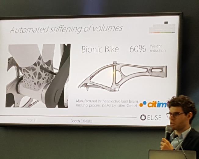 EliSE AM keskittyy AM-teknologioilla valmistettaviin tuotteisiin, joiden suunnittelun perustana on bioniset kevyet rakenteet. Lisätietoja http://elise.