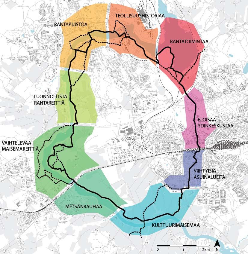 Muut suunnitelmat Vuonna 2008 on laadittu yleissuunnitelma välille Rauhanvirta- Talventie. Suunnitelmassa on esitetty jokirannan suuntainen, ulkoilupolkutasoinen kevyen liikenteen väylä.