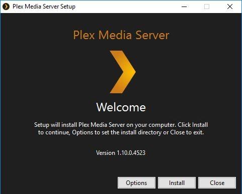 Plex Media Server asennus aloitetaan lataamalla asennuspaketti Plexin verkkosivuilta https://www.plex.tv/downloads/.