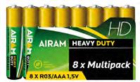 ZINC CHLORIDE BATTERIES Airam s Heavy Duty batteries offer unbeatable price