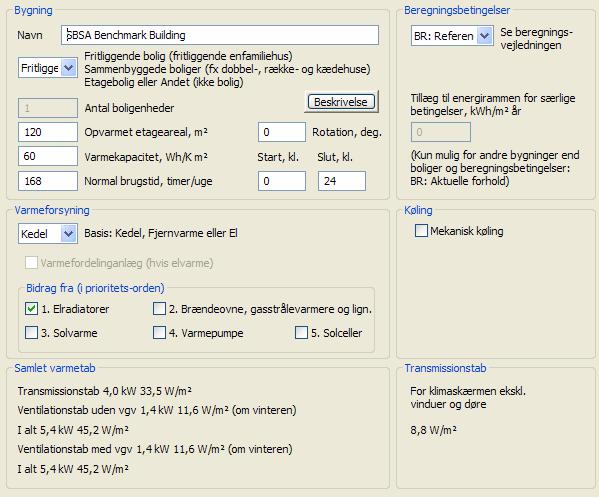 Input to the Be06 software Be06 is organized in a set of dialogs (translation of the different input and output fields are shown in italics in the figure captions), where different types of