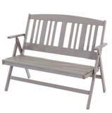 vit, white PENKKI BÄNK BENCH 8245-2905 ruskea,