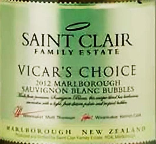 Uusi-Seelanti, Marlborough: Saint Clair Vicar's Choice Sauvignon Blanc Bubbles Brut 2016 Arvio: Erittäin runsasarominen ja avoin tuoksu.