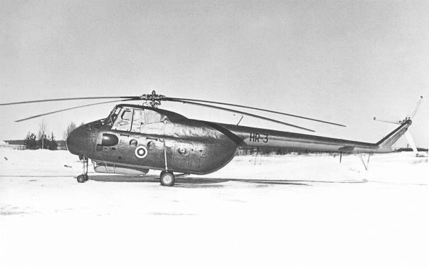 Mil Mi-4 Mil Mi-4 oli venäläinen, 13-paikkainen keskiraskas helikopteri. Koneet luovutettiin ilmavoimille 1962 ja ne osoittautuvat luotettaviksi, joskin paljon huoltoa vaativiksi.